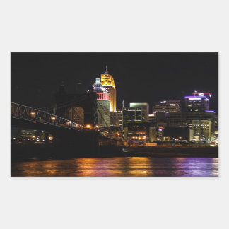 Cincinnati Cityscape Rechthoekige Sticker