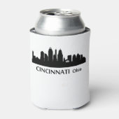 Cincinnati Cityscape Skyline Blikjeskoeler (Blikje Voorkant)