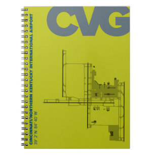 Cincinnati (CVG) Luchthavendiagram Notitieboek