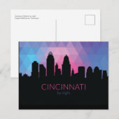 Cincinnati de nuit Carte postale de NightWolfDezig (Devant / Derrière)