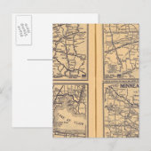 Cincinnati, Detroit, Indianapolis Briefkaart (Voorkant / Achterkant)