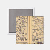 Cincinnati, Detroit, Indianapolis Magneet (Voorkant / Achterkant)