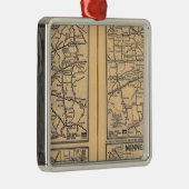 Cincinnati, Detroit, Indianapolis Metalen Ornament (Rechts)