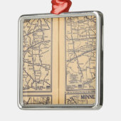 Cincinnati, Detroit, Indianapolis Metalen Ornament (Links)