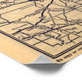 Cincinnati, Detroit, Indianapolis Poster (Hoek)