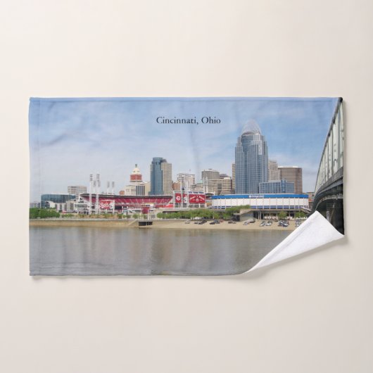 Cincinnati, ensemble de serviettes Ohio (Serviette à main)