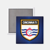 Cincinnati Flag Magneet (Voorkant / Achterkant)