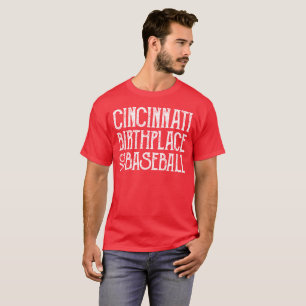 Cincinnati: Geboorteplaats van Baseball T-shirt