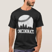 Cincinnati honkbal Distress Gameday T-shirt (Voorkant)