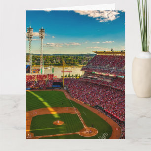 CINCINNATI HONKBAL VERJAARDAG WENSKAART KAART