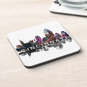 Cincinnati in graffiti Beverage Coaster Bier Onderzetter