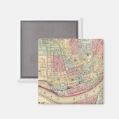 Cincinnati Map door Mitchell Magneet (Voorkant / Achterkant)