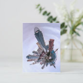 Cincinnati met een Centraal. Briefkaart (Staand voorkant)