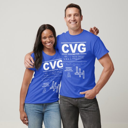 Cincinnati Nor. Kentucky Int'l Airport CVG T-shirt (Unisex)