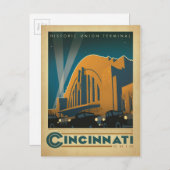 Cincinnati, OH Briefkaart (Voorkant / Achterkant)