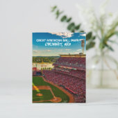 CINCINNATI OHIO BALL PARK STADION BRIEFKAARTEN (Staand voorkant)