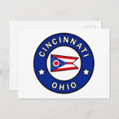 Cincinnati Ohio Briefkaart (Voorkant / Achterkant)