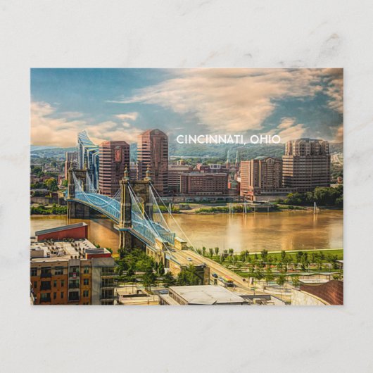 Cincinnati, Ohio Briefkaart (Voorkant)