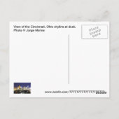 Cincinnati, Ohio, de koningin City. Briefkaart (Achterkant)