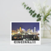 Cincinnati, Ohio, de koningin City. Briefkaart (Staand voorkant)