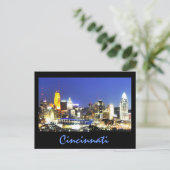 Cincinnati, Ohio, de koningin City. Briefkaart (Staand voorkant)