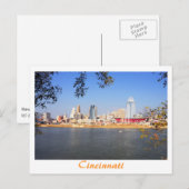Cincinnati, Ohio, de koningin City Briefkaart (Voorkant / Achterkant)