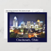 Cincinnati, Ohio, de koningin City. Briefkaart (Voorkant / Achterkant)