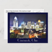 Cincinnati, Ohio, de koningin City. Briefkaart (Voorkant / Achterkant)