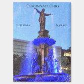 Cincinnati Ohio - Fountain Square Magnet Magneet (Voorkant)