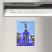 Cincinnati Ohio - Fountain Square Magnet Magneet (Insitu (Vaatwasser))