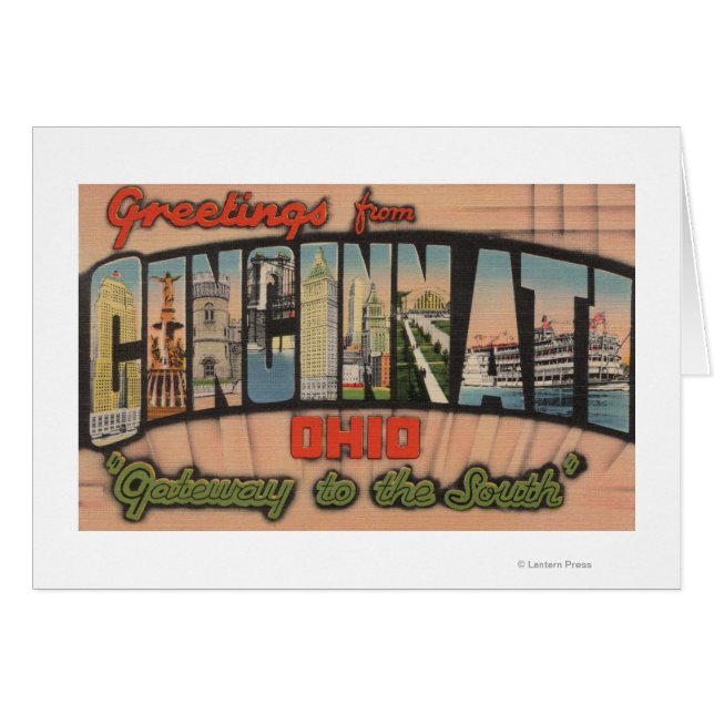 Cincinnati, Ohio (Gateway to the South) (Voorkant Horizontaal)
