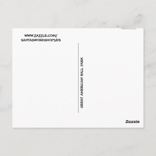 CINCINNATI OHIO HALLO BRIEFKAARTEN (Achterkant)