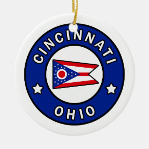 Cincinnati Ohio Keramisch Ornament