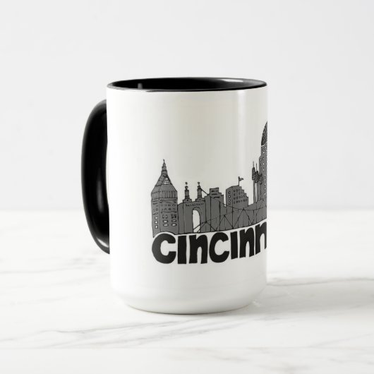 Cincinnati, Ohio Mug Souvenir (Devant gauche)