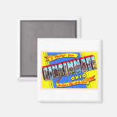 Cincinnati Ohio OH groot Briefkaart Magneet (Voorkant / Achterkant)
