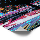 Cincinnati, Ohio op graffiti Poster (Hoek)