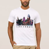 Cincinnati, Ohio op graffiti T-shirt (Voorkant)