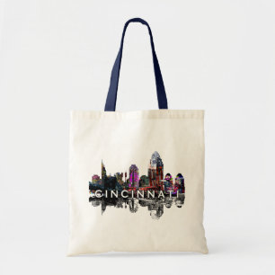 Cincinnati. Ohio op graffiti Tote Bag