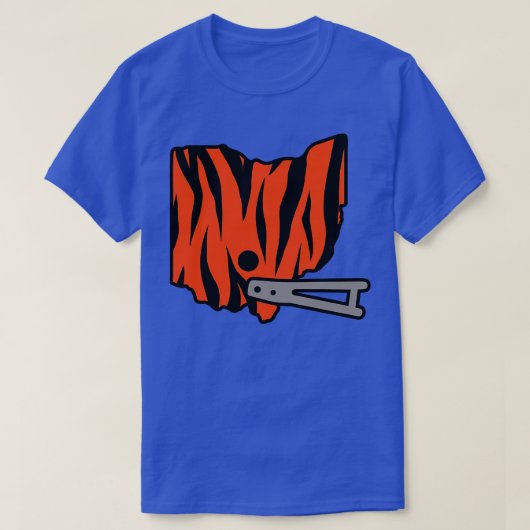 Cincinnati Ohio Retro Helm Wit T-shirt (Design voorkant)