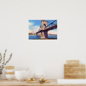 Cincinnati Ohio Roebling Suspension Bridge Poster (Keuken)