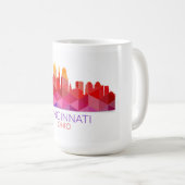 Cincinnati, Ohio Souvenir Mok 2 - Kleurrijke Mok (Voorkant rechts)
