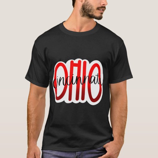 Cincinnati Ohio T-shirt (Voorkant)