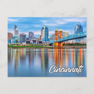 Cincinnati, Ohio, Verenigde Staten van Amerika Briefkaart
