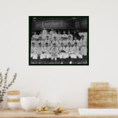 Cincinnati Reds Baseball Team 1910 Poster (Keuken)