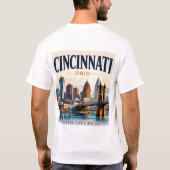 Cincinnati Rivierstad T-shirt (Achterkant)