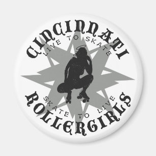 Cincinnati Rollergirls Magnet Magneet