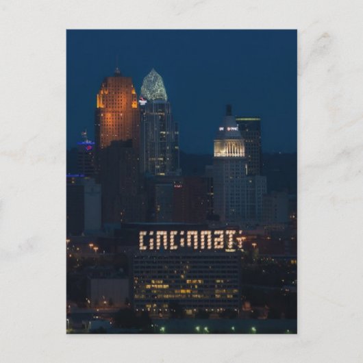 CINCINNATI. SIGNER SKYLINE Cartes postales (Devant)