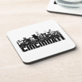 Cincinnati Skyline Bier Onderzetter (Linkerzijde)
