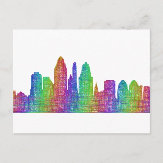 Cincinnati skyline briefkaart (Voorkant)