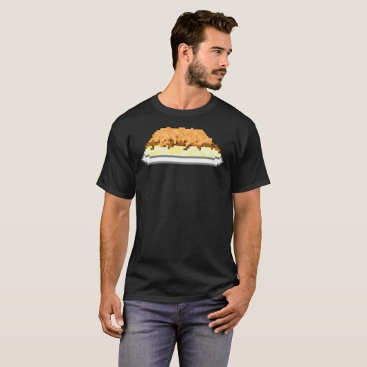 Cincinnati Skyline Chili Classic T-Shirt met 8 bit (Voorkant volledig)